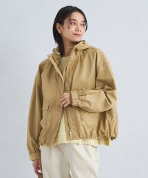 混亞麻連帽外套