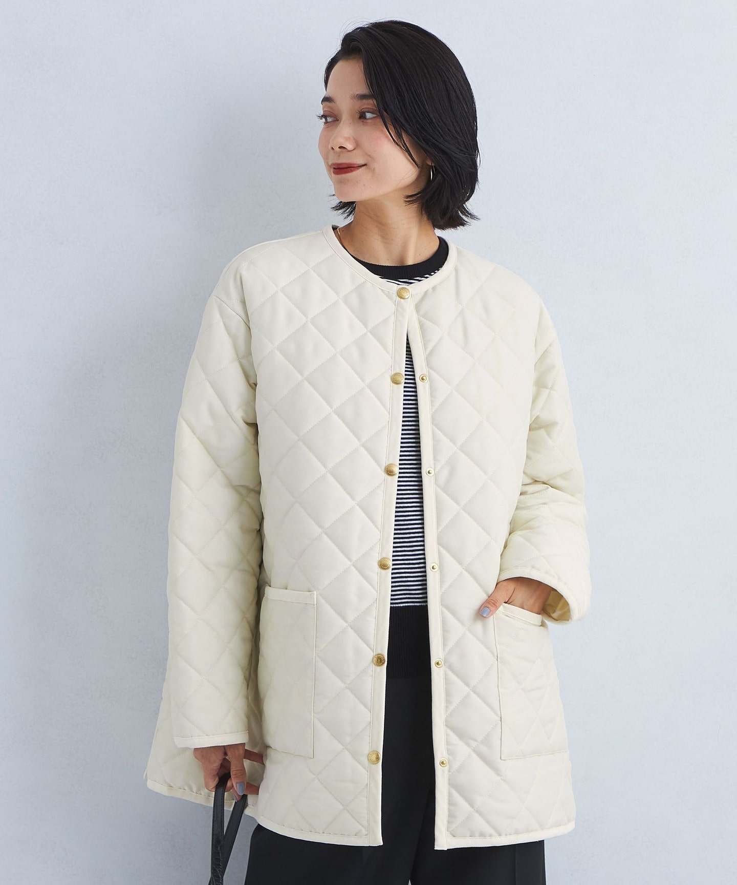【特別訂製】＜Traditional Weatherwear＞ARKLEY A型絎縫中大衣｜outlet green label ...