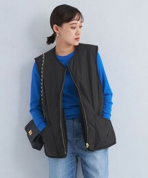 【特別訂製】＜Barbour＞絎縫×仿皮草雙面穿背心