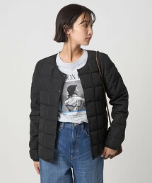 【特別訂製】＜TAION＞鈕扣短版羽絨外套