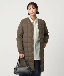 【特別訂製】＜TAION＞鈕扣長版羽絨外套