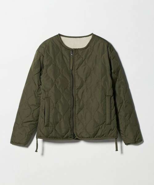 ＜TAION＞雙面穿軍裝羽絨×毛絨刷毛外套