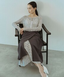 ＜SEASONAL COLLECTION＞2WAY蕾絲洋裝