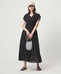 蛋糕抓皺洋裝