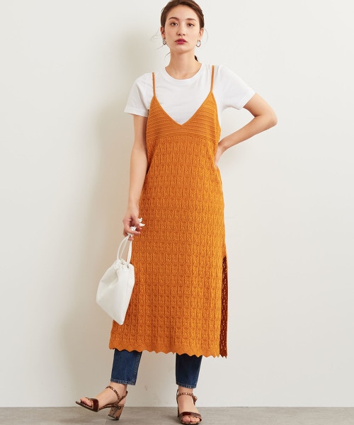 ★FFC 蕾絲編針織 洋裝
