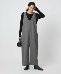 萬能斜紋吊帶褲