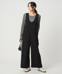 萬能燈芯絨彈性針織連身褲