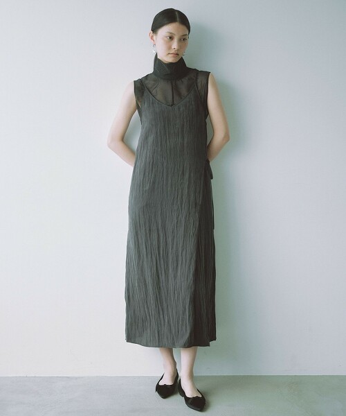 ＜SEASONAL COLLECTION＞斜紋吊帶洋裝