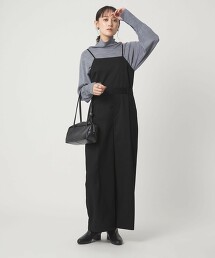 微絨質感連身褲