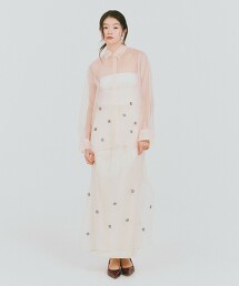 ＜GLR_MINE＞水鑽細肩帶背心洋裝