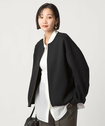 瓦楞無領短外套