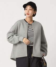 瓦楞無領短外套