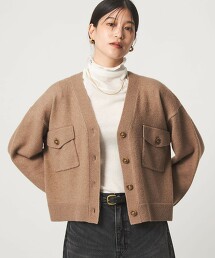 ＜at ease＞雙口袋針織外套