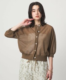 透膚開襟針織