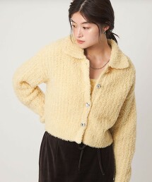 ＜GLR_MINE＞羽毛針織外套