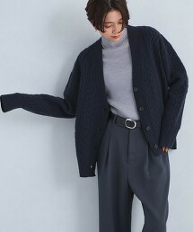 古爾本阿蘭島織V領針織外套