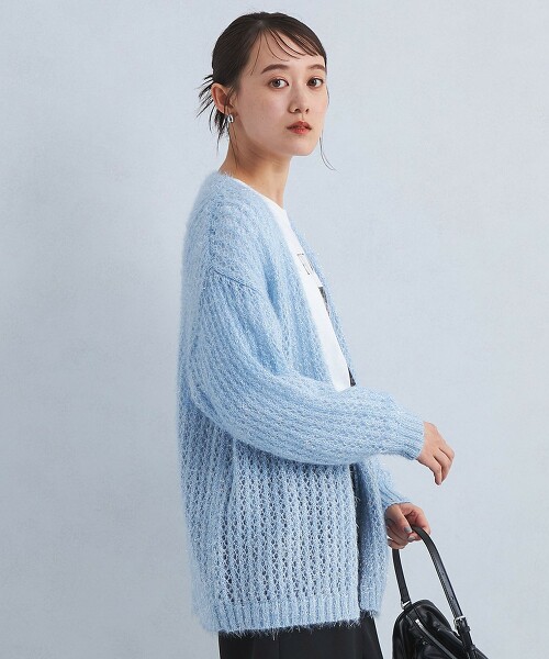 【特別訂製】＜LOGAN knitting mills＞金絲開襟外套