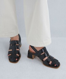 方形廓爾髂涼鞋(鞋跟5cm)