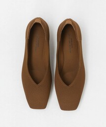 Wellness 防潑水 針織方形V字剪裁可水洗平底鞋