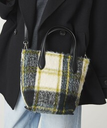 2WAY格紋托特包