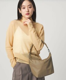 ＜PARTE＞防潑水2WAY船型單肩包 M