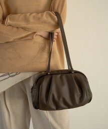 ＜PARTE＞防潑水2WAY抓皺波士頓包