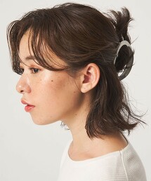 【預購】＜To b. by agnes b.聯名＞LOGO橢圓髮夾