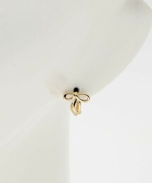 蝴蝶結圓圈耳釘