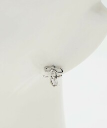 蝴蝶結圓圈耳釘