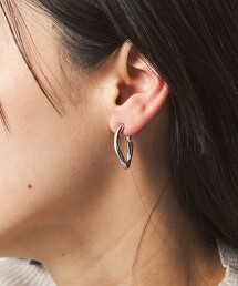水滴圓圈波浪耳環