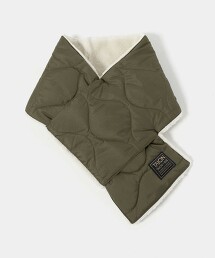 ＜TAION＞軍裝雙面穿羽絨圍巾