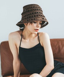 紙纖維 類蕾絲帽