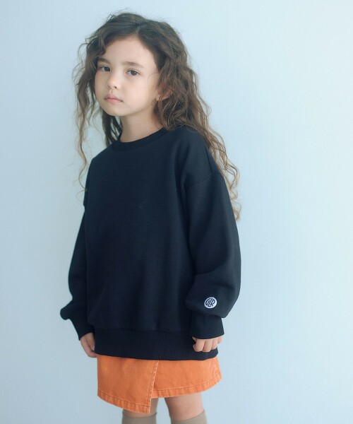 毛圈布圓領運動上衣 100cm-160cm