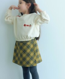 鍊條壓線毛圈布上衣 100cm-160cm