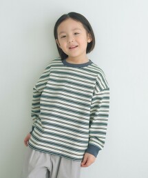 多彩橫條紋T恤 100cm-160cm