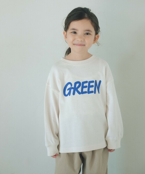 GREEN LOGO 長版T恤 100cm-160cm