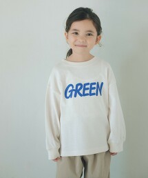 GREEN LOGO 長版T恤 100cm-160cm