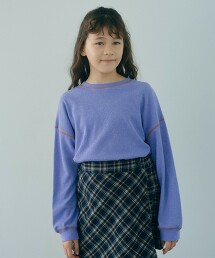 蜂巢織紋壓線長袖T恤 / 童裝 100cm -160cm