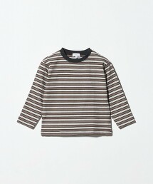 多彩橫條紋長袖T恤 100cm-160cm