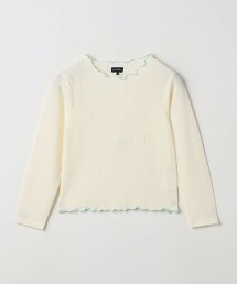 縮褶長袖上衣 100cm-130cm