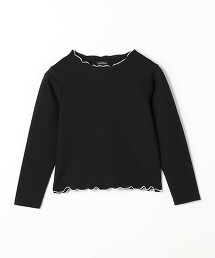 縮褶長袖上衣 100cm-130cm