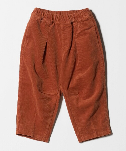 燈芯絨彈性弧形剪裁長褲 100cm-160cm