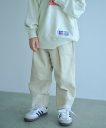 燈芯絨彈性弧形剪裁長褲 100cm-160cm