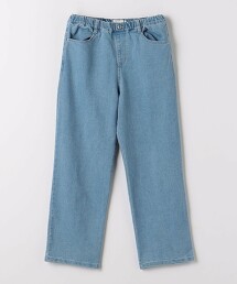 彈性丹寧直筒褲 100cm-160cm