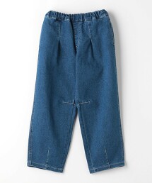 彈性丹寧弧形剪裁長褲 100cm-160cm