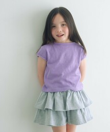愛心刺繡T恤 100cm-160cm