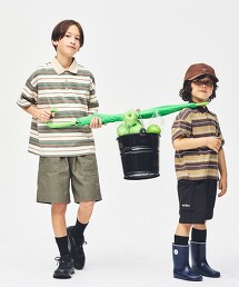 【SUTAMEN】橫條紋 POLO衫 100cm-160cm