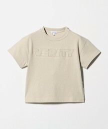 LOGO標誌貼布T恤 100cm-130cm