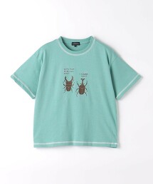 山鳩舎×昆蟲 T恤 100cm-130cm