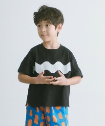 波浪花紋 T恤 110cm-130cm